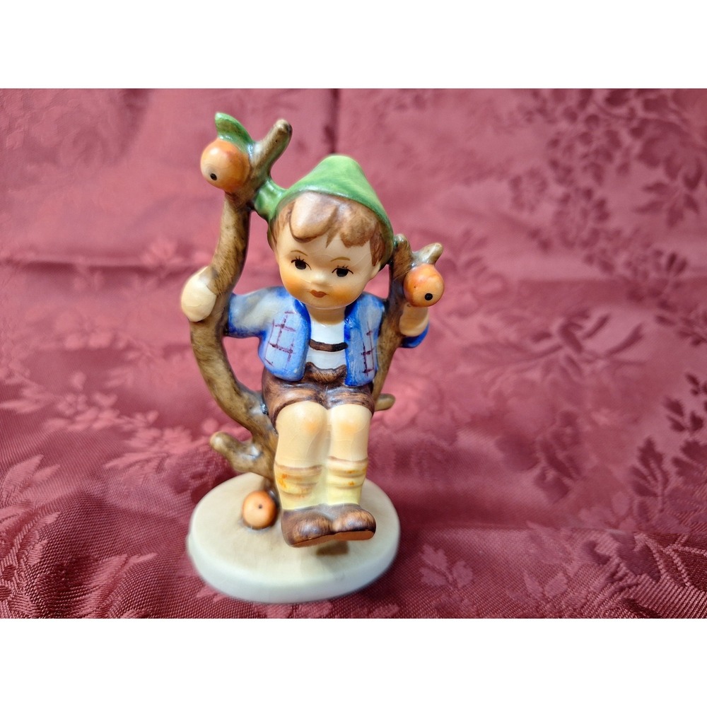 Goebel Hummel Apple Tree Boy Figurine Hum 142 W Germany Vintage Porcelain 4 in